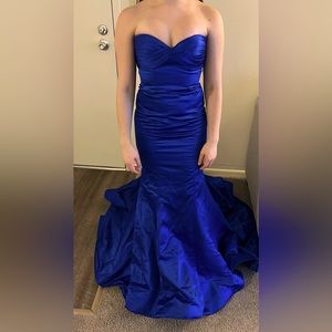 Women’s SHERRI HILL Dress Royal Blue